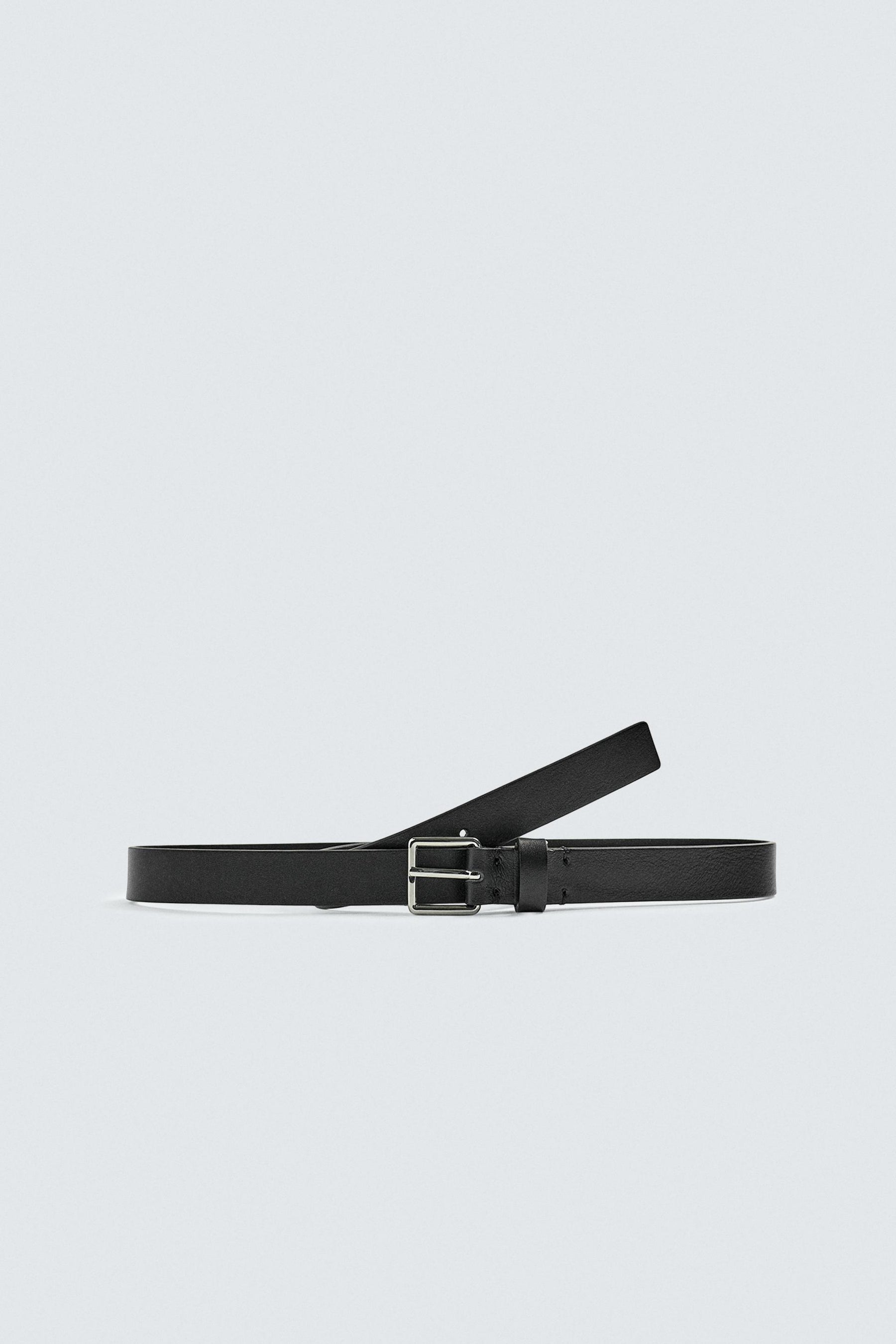 SLIM LEATHER BELT - Image 1