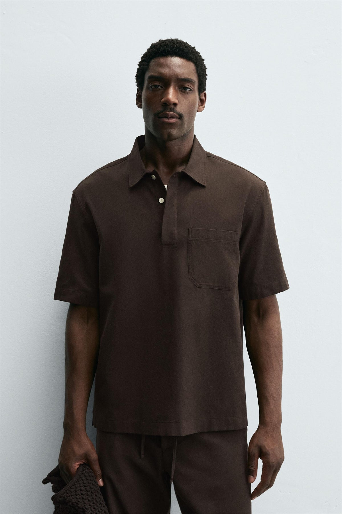 LYOCELL/COTTON POLO SHIRT - Image 2
