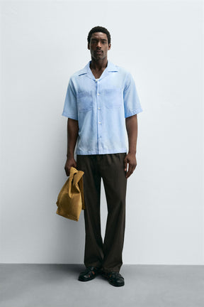 LYOCELL-LINEN SHIRT - Image 1