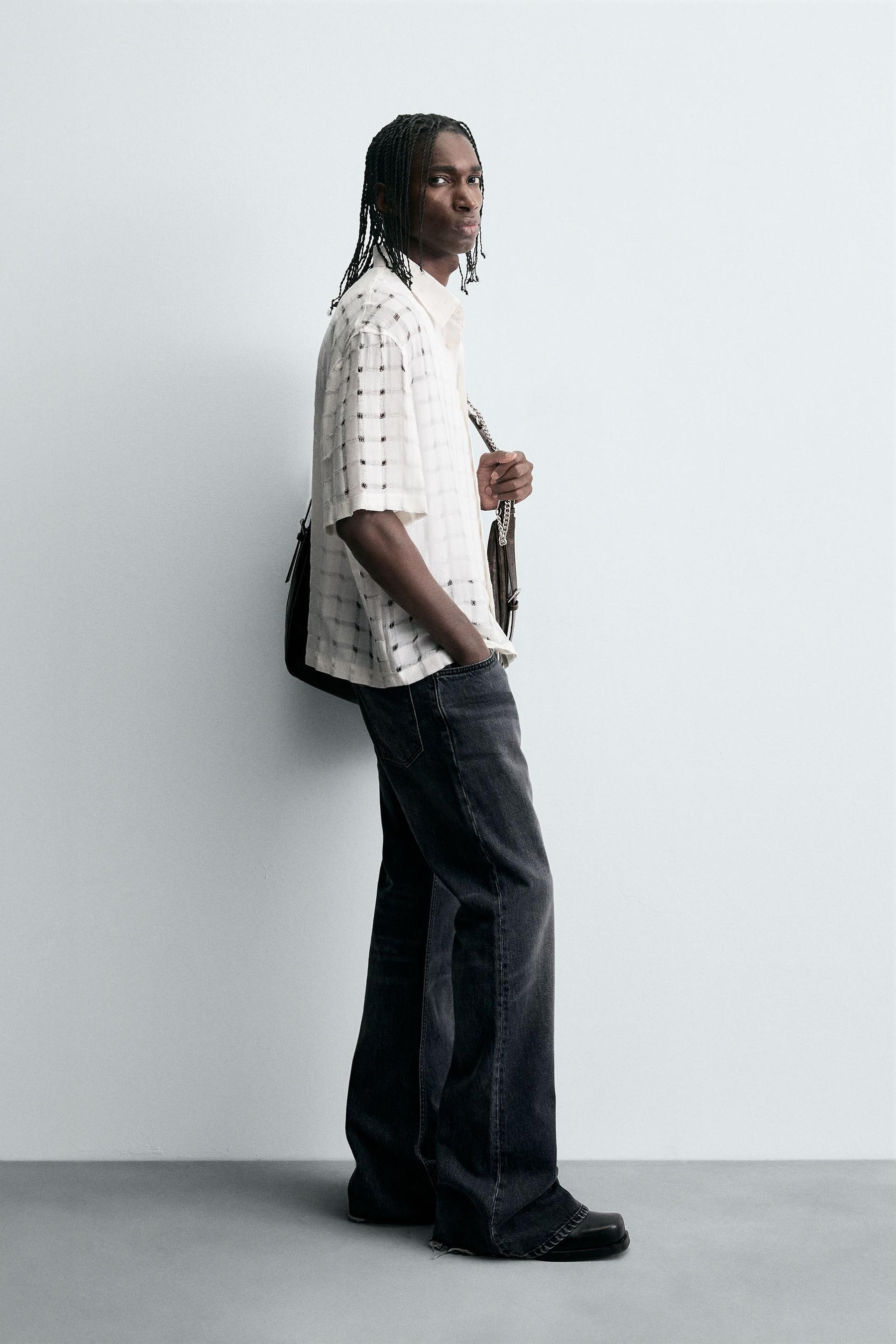 JACQUARD NEEDLE-PUNCH SHIRT - Image 4