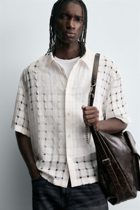 JACQUARD NEEDLE-PUNCH SHIRT - Image 5