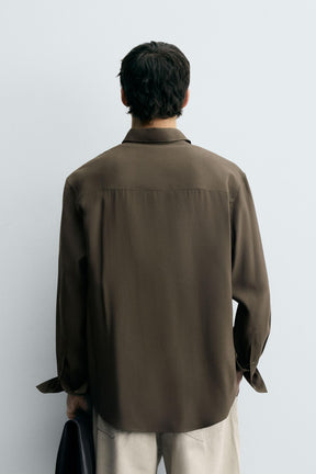 RELAXED FIT FLOWING SHIRT - Image 3
