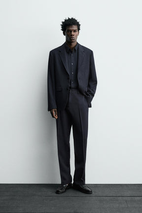 WOOL SUIT TROUSERS - Image 1