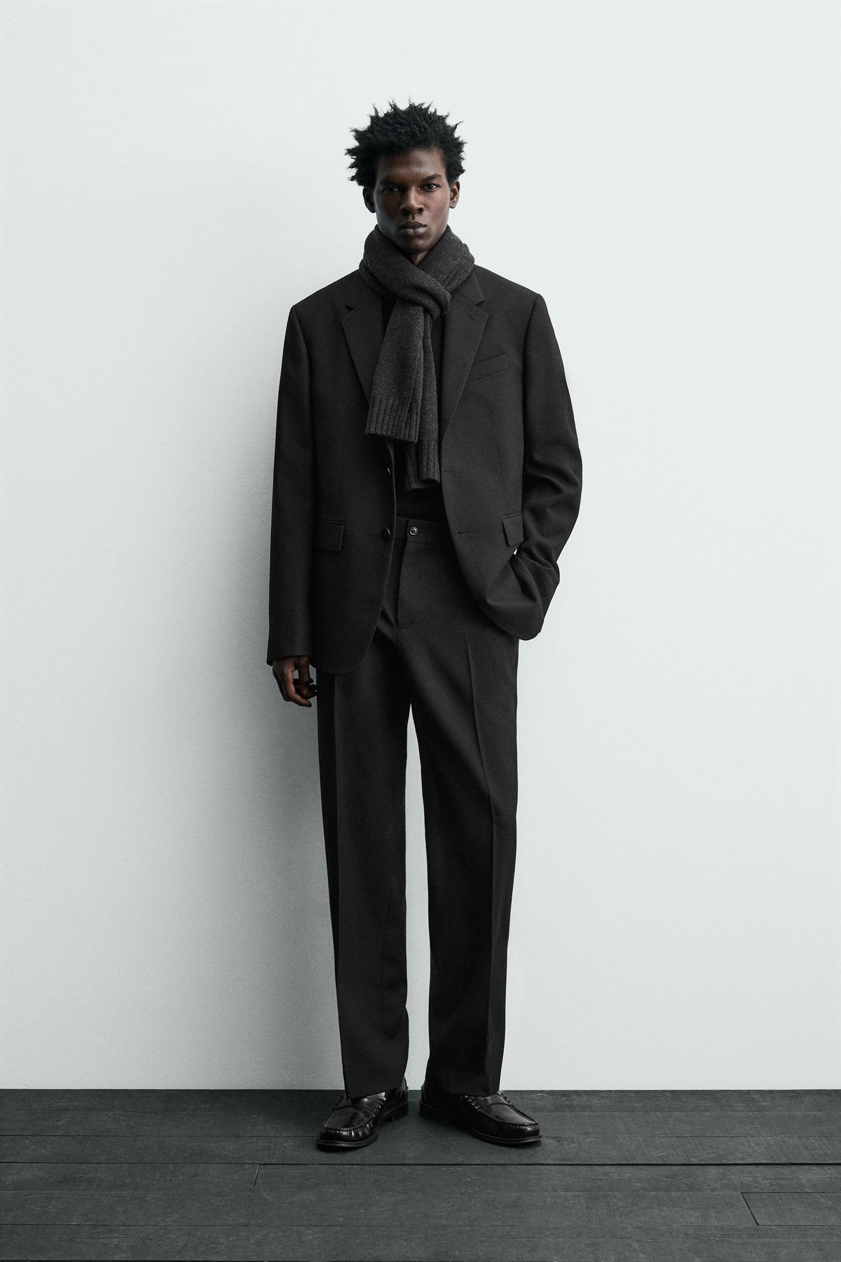 WOOL SUIT TROUSERS - Image 1