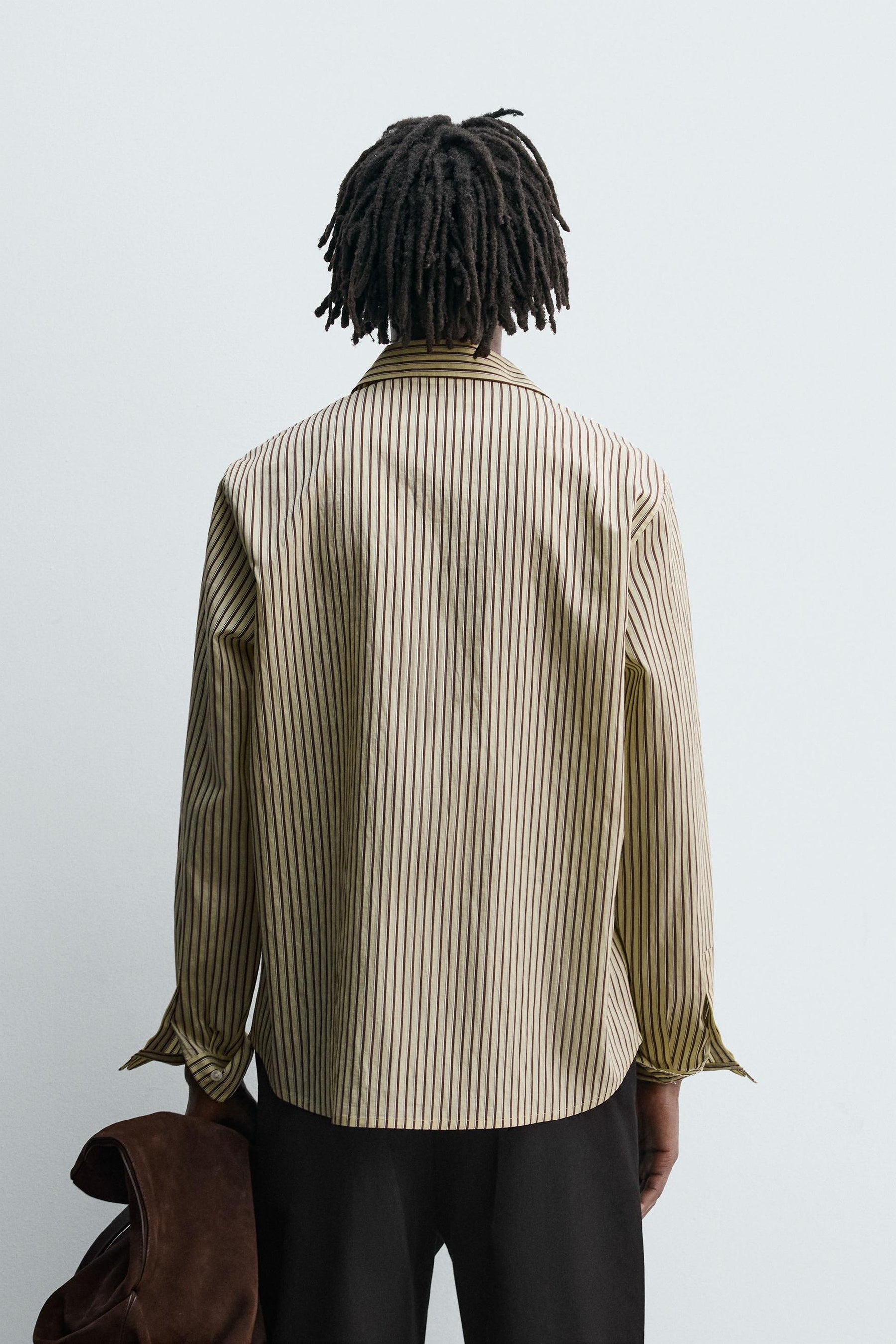 STRIPED FLOWING SHIRT - Image 3