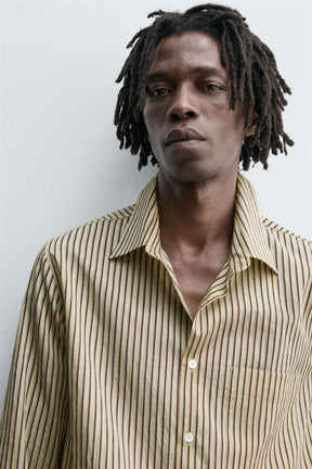 STRIPED FLOWING SHIRT - Image 6