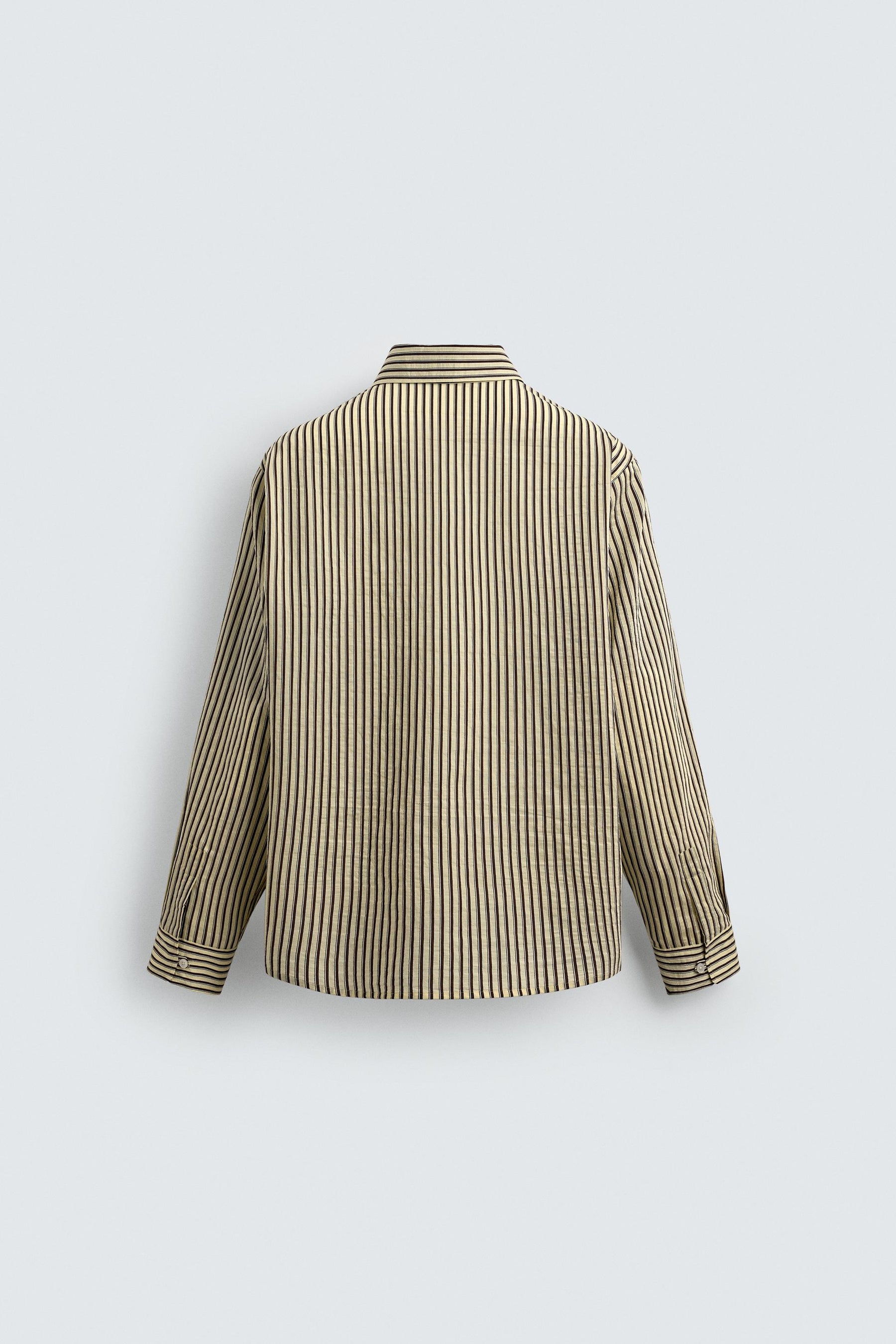 STRIPED FLOWING SHIRT - Image 7