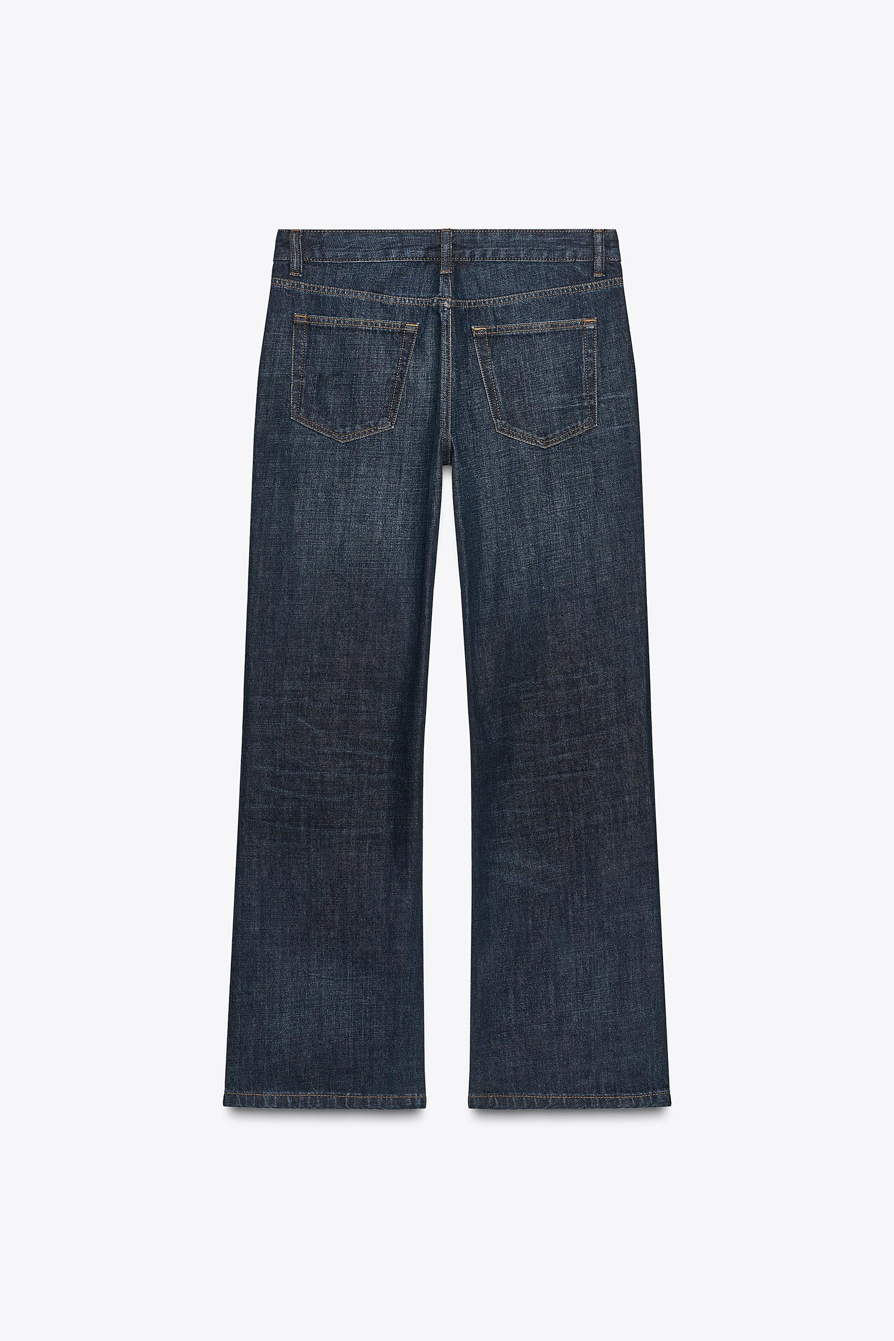 Bootcut-Jeans mit niedrigem Bund