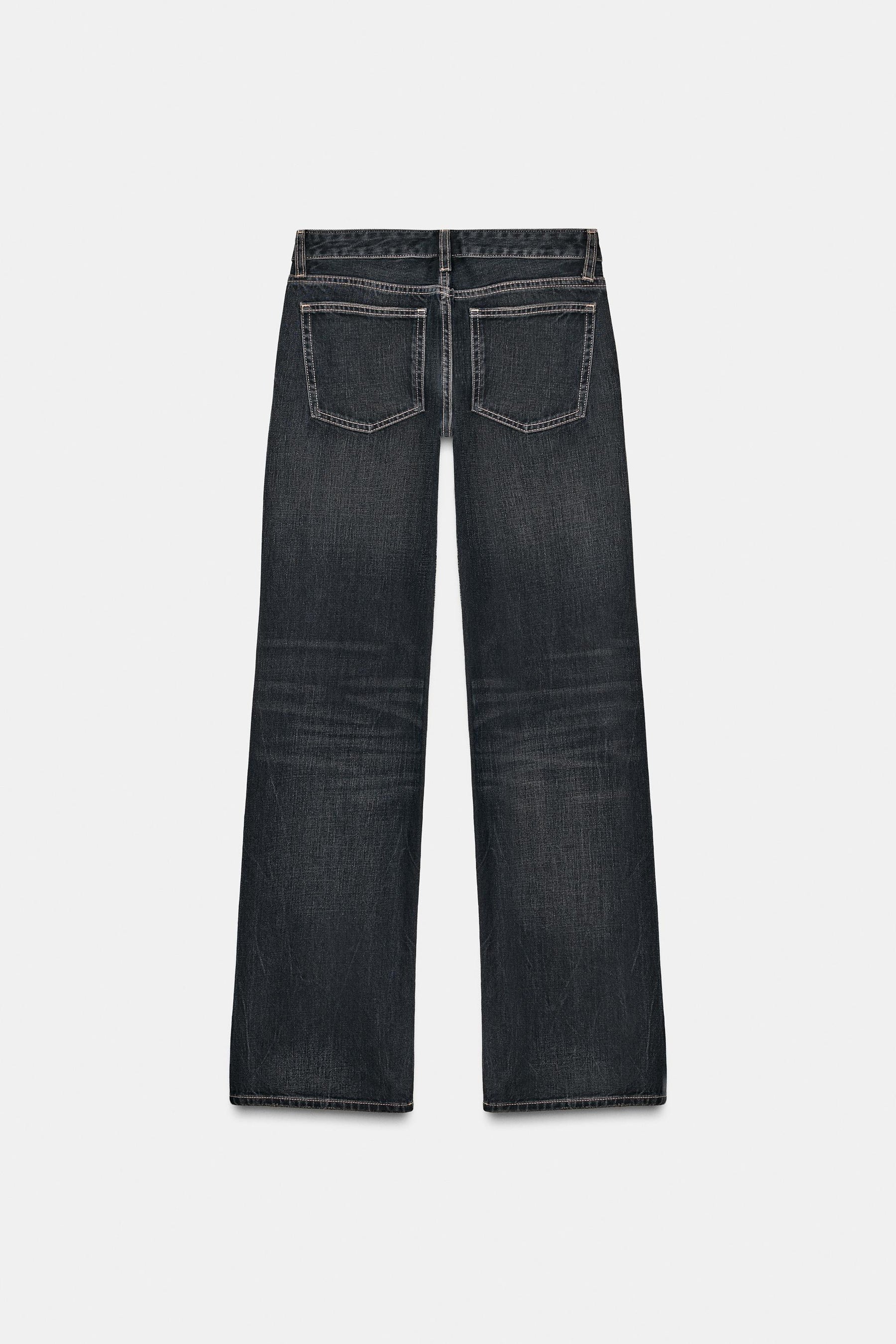 Low Rise Wide Jeans