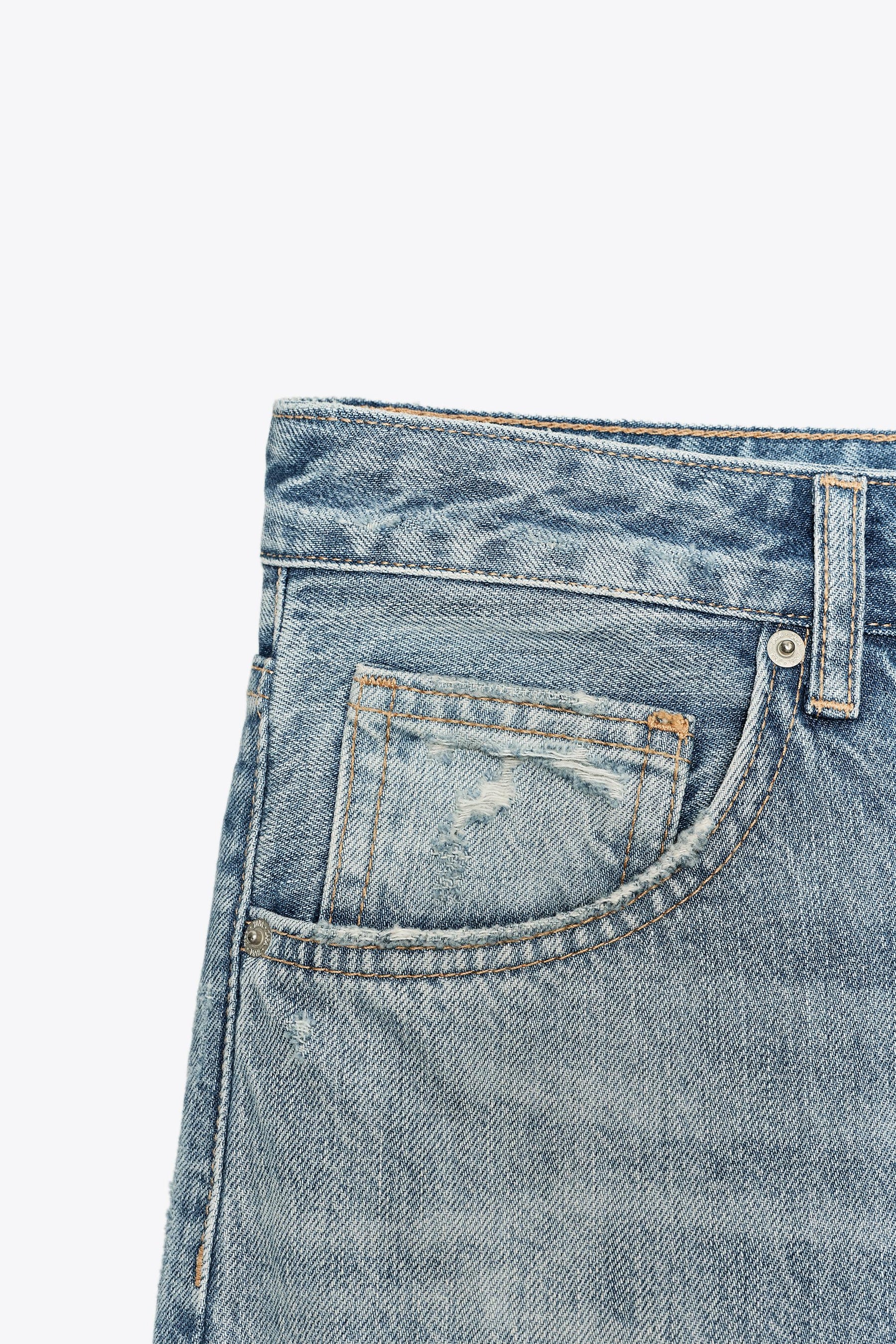 Baggy Jeans mit mittlerer Taille
