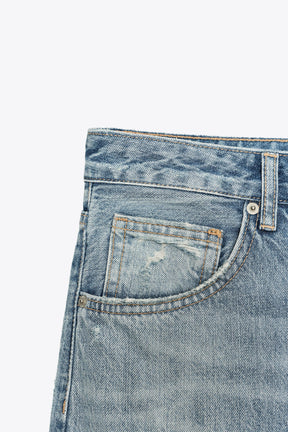 Baggy Jeans mit mittlerer Taille