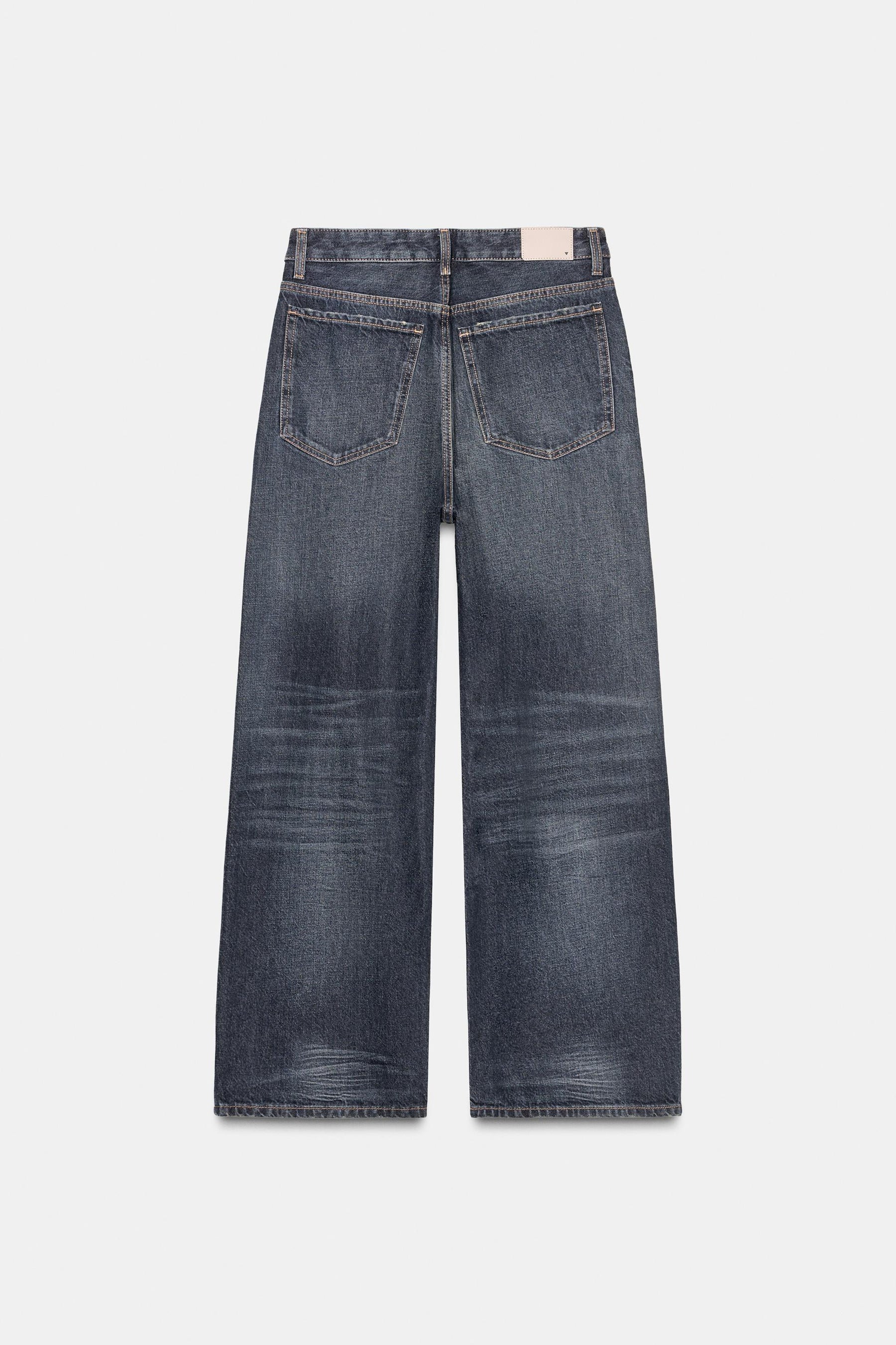 Baggy-Jeans mit mittelhohem Bund