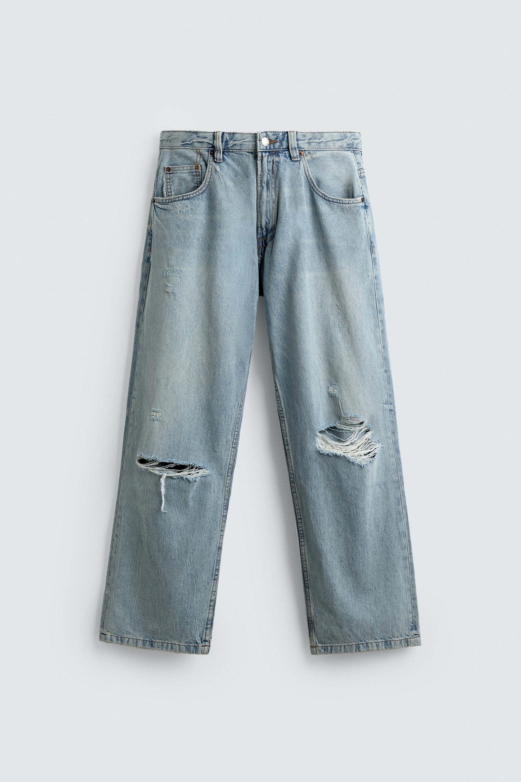 RIPPED BAGGY FIT JEANS - Image 8