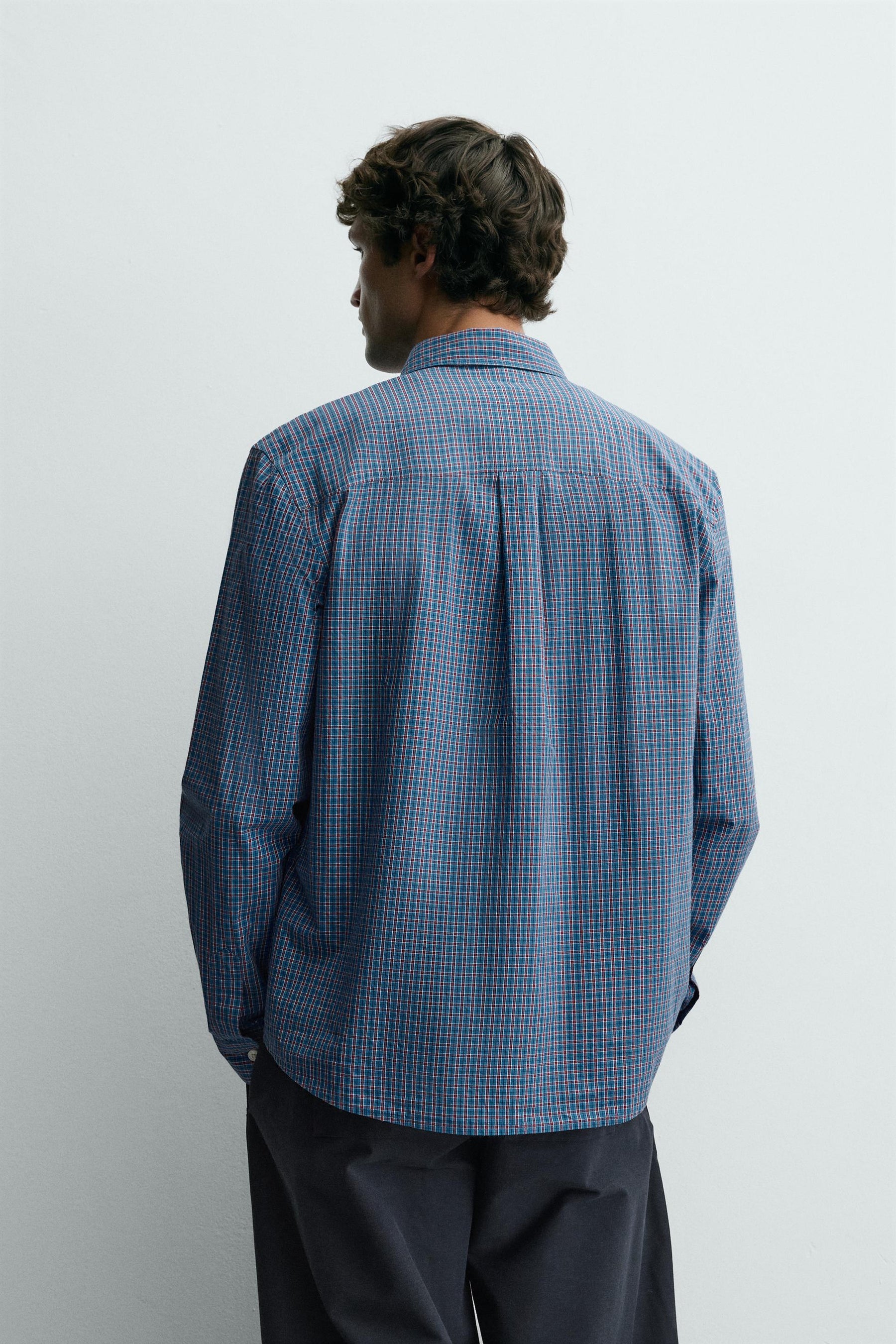 CHECK SHIRT WITH POCKET - Image 3