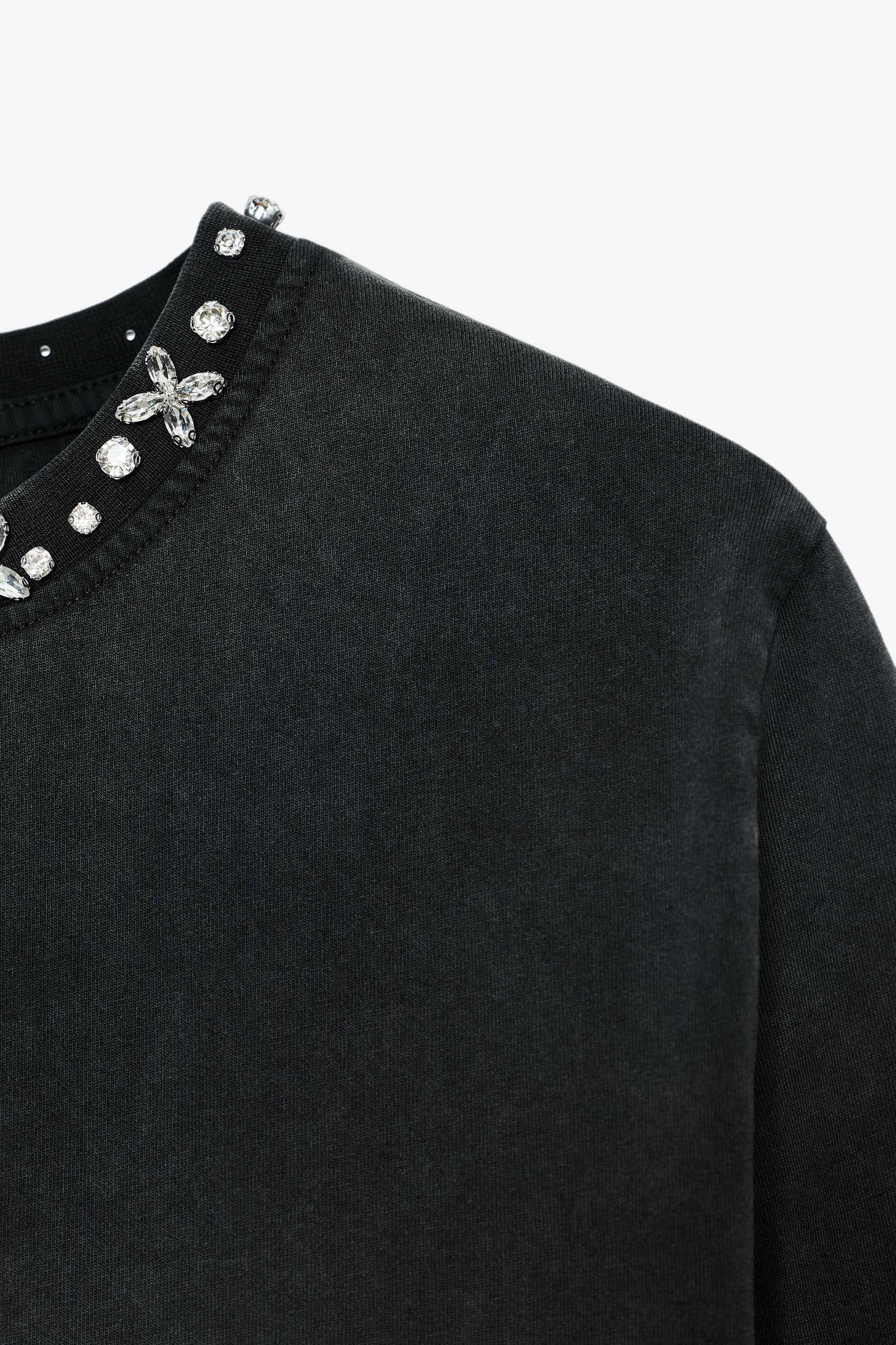 T-Shirt mit Verwaschenem Effekt