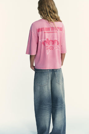 T-Shirt mit Used-Look