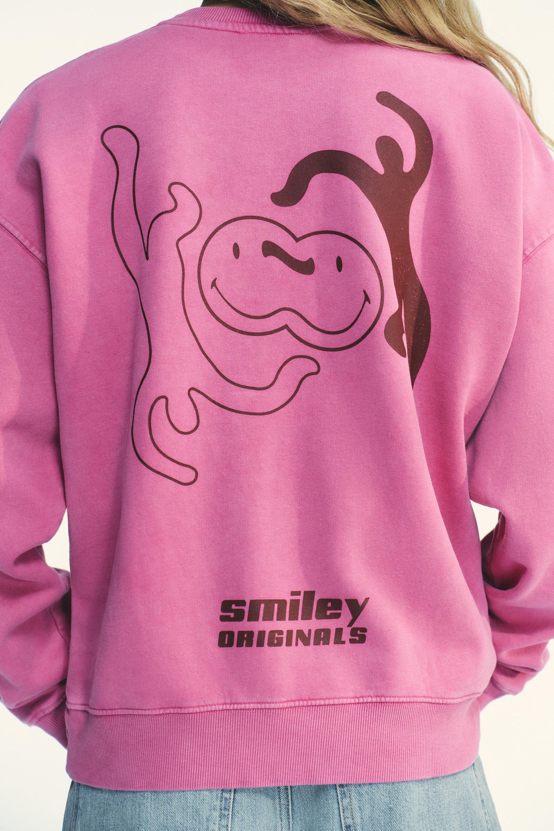 Sweatshirt mit Wascheffekt
