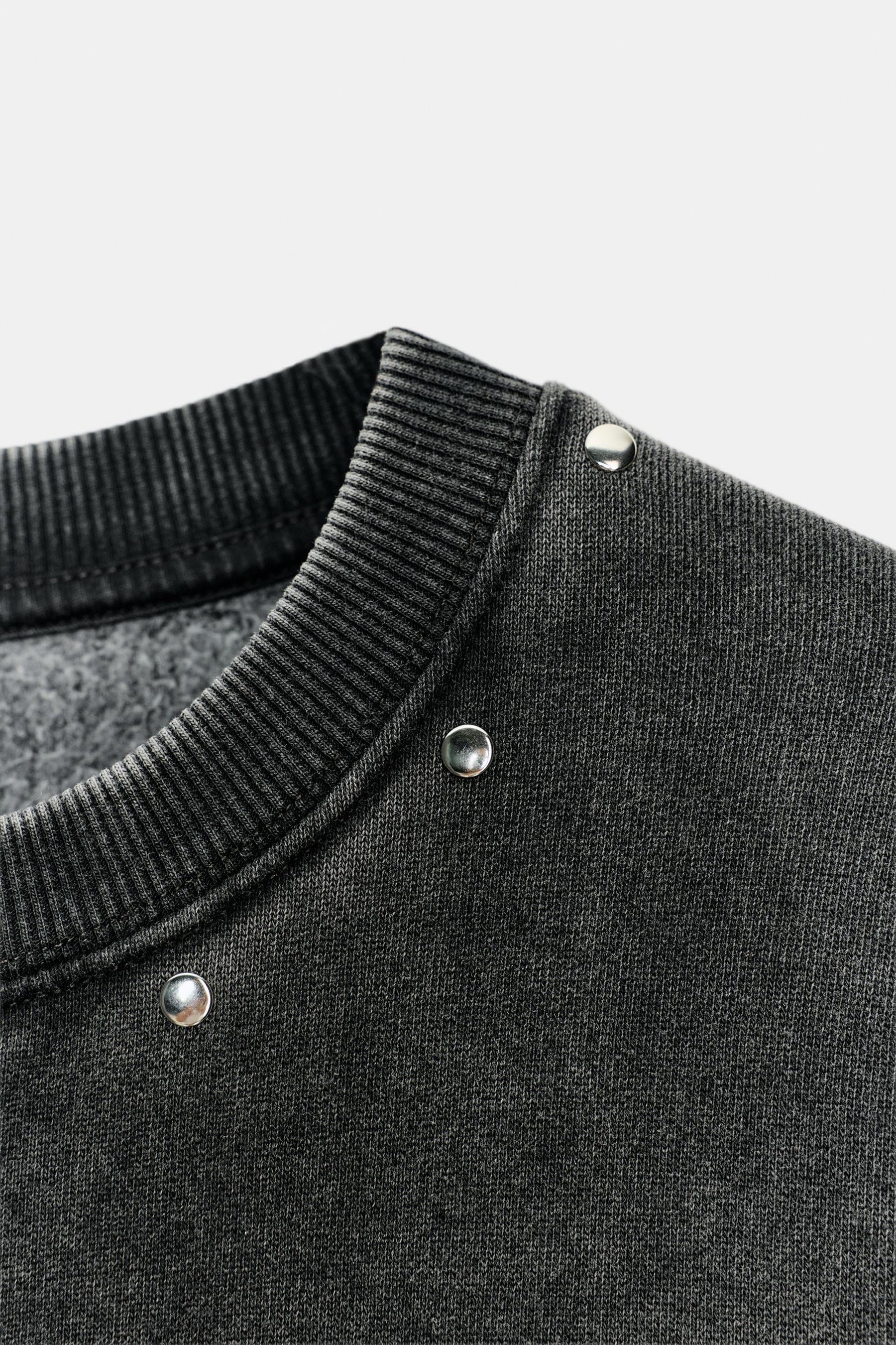 Sweatshirt mit gewaschenem Slogan