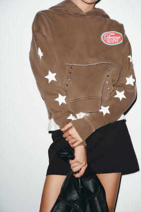 Hoodie mit Slogan-Print