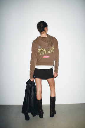 Hoodie mit Slogan-Print