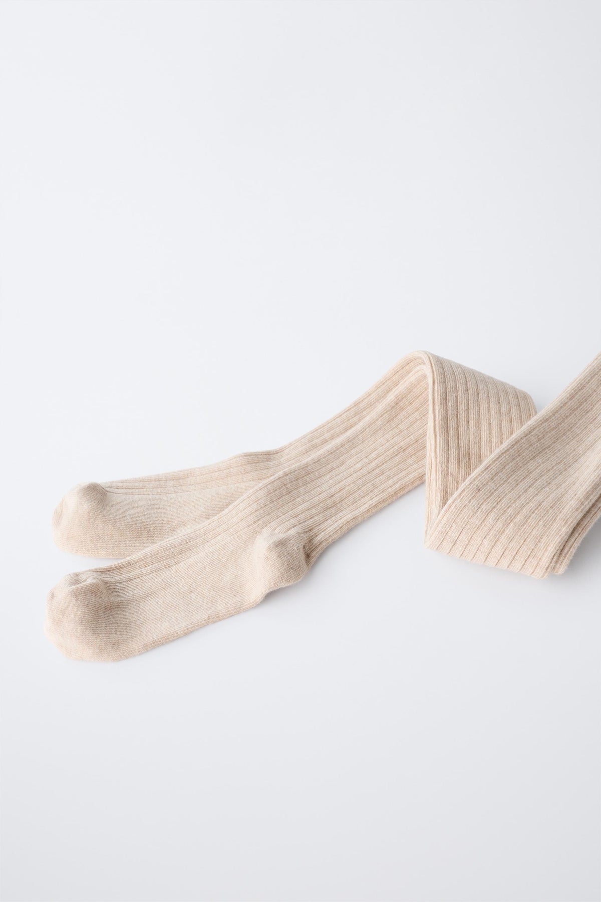 Gerippte Strumpfhose