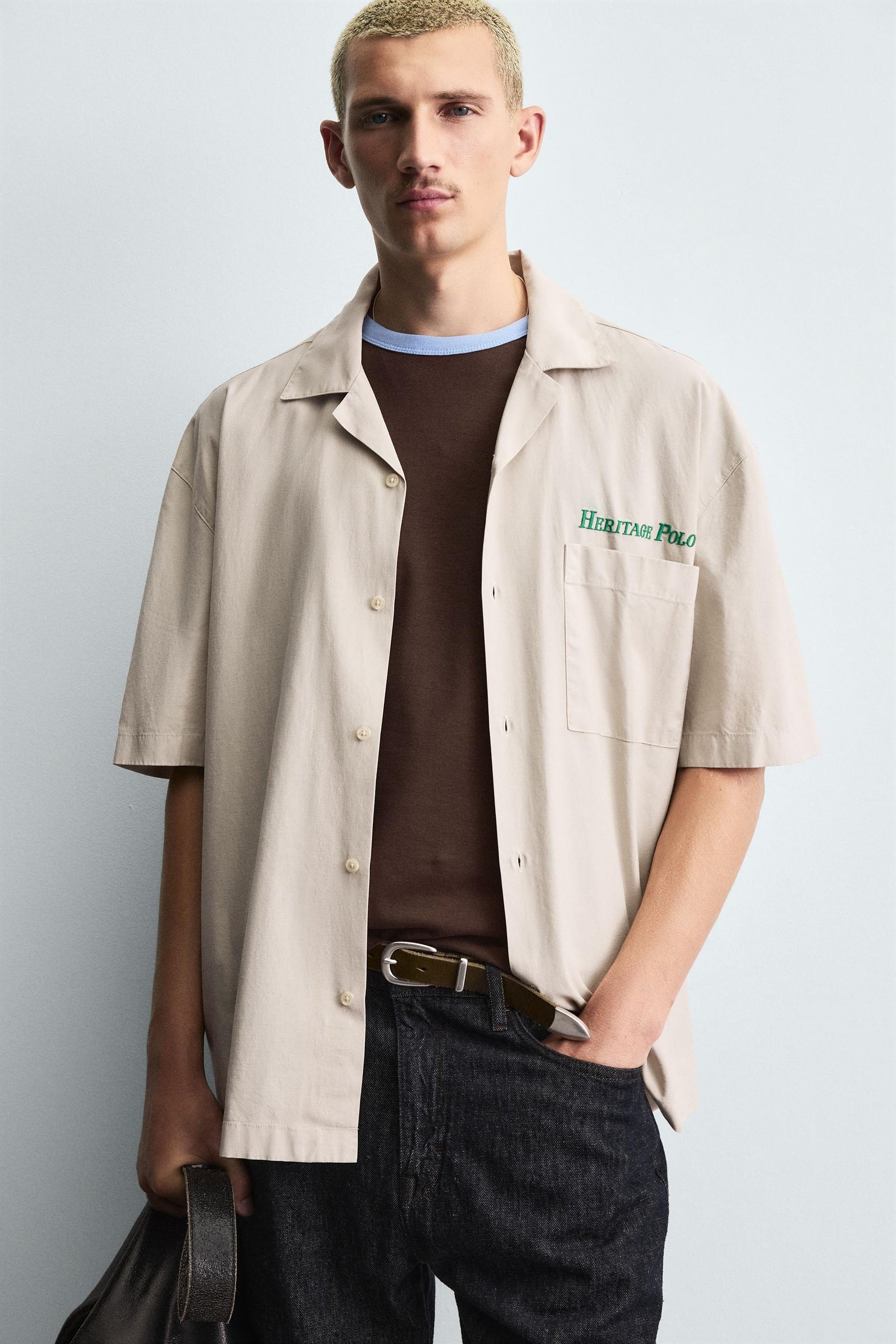 LYOCELL/COTTON PRINT SHIRT - Image 5