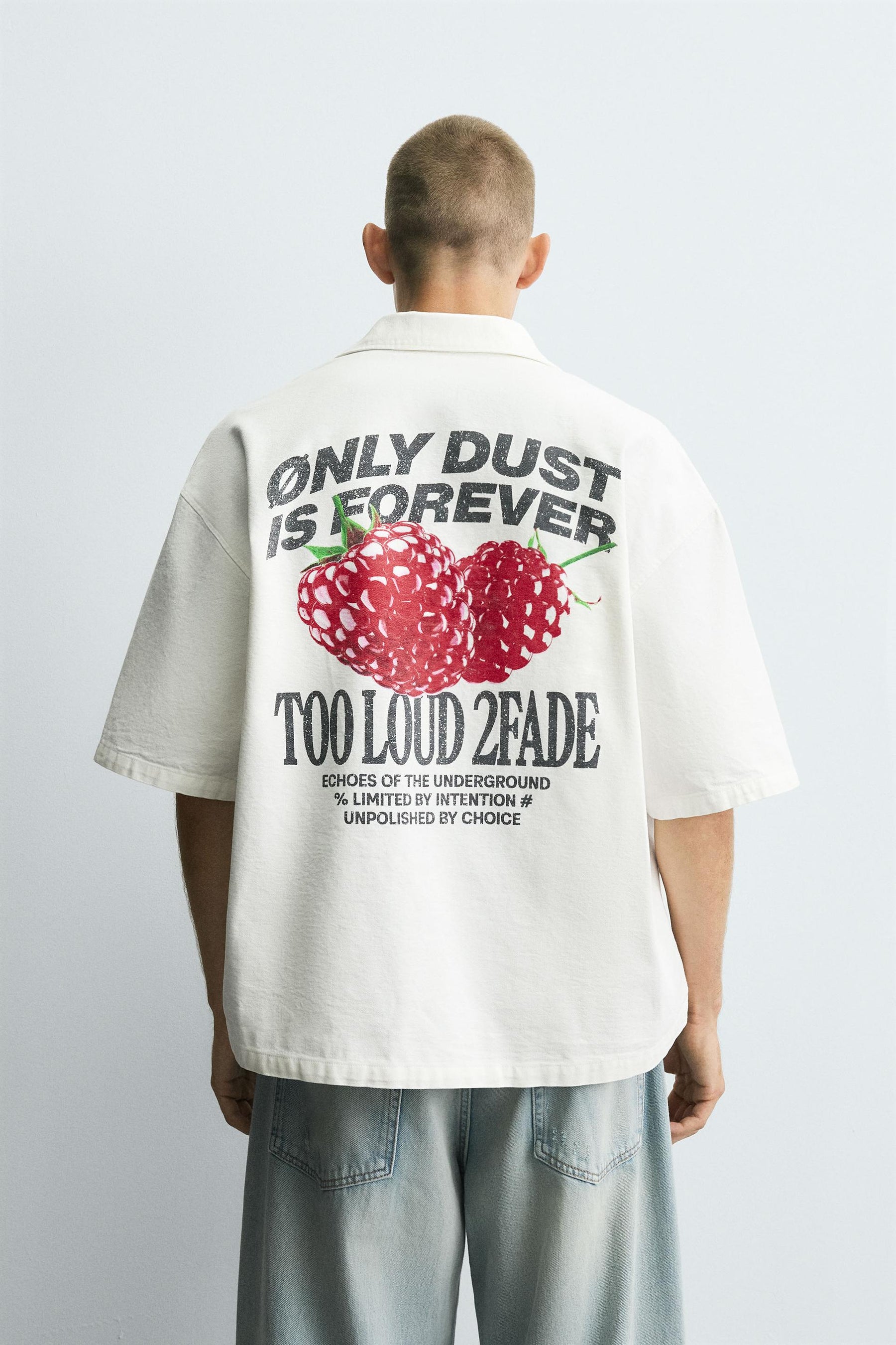 TEXTURED PRINT SHIRT - Image 3