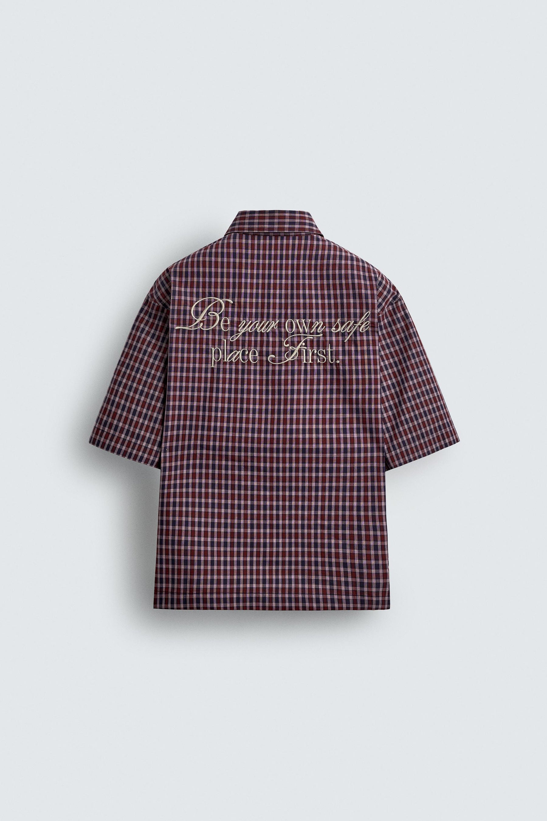 EMBROIDERED CHECK SHIRT - Image 7