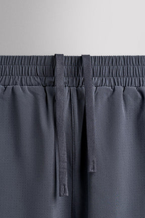 CONTRAST PERFORATED SHORTS - Image 10