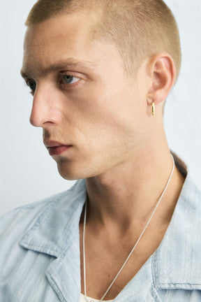 STRIPED JACQUARD WASHED SHIRT - Image 5