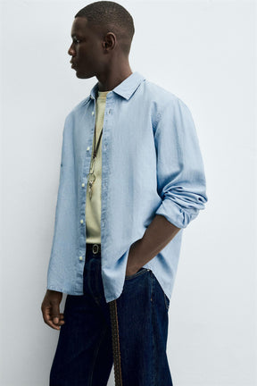 LIGHTWEIGHT DENIM SHIRT - Image 6