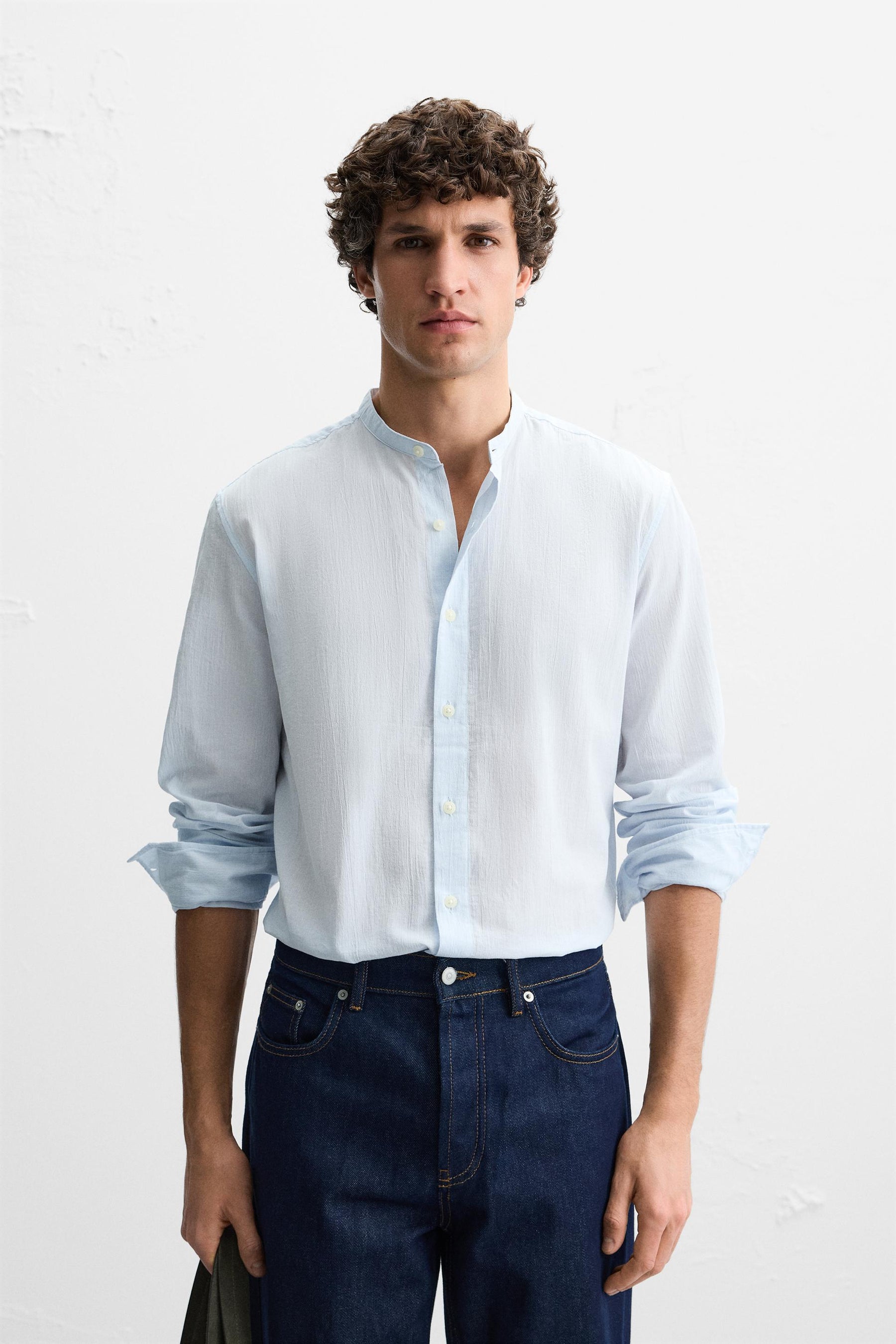 CREASED-EFFECT SHIRT - Image 2