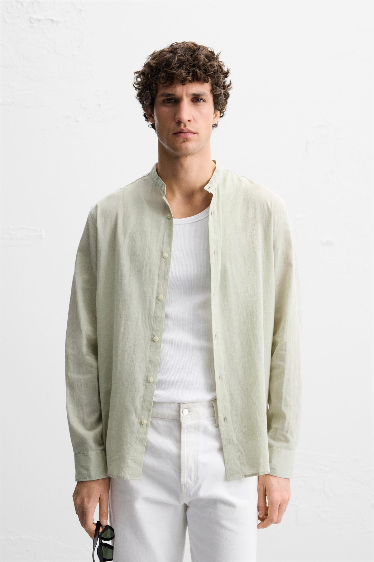 CREASED-EFFECT SHIRT - Image 2