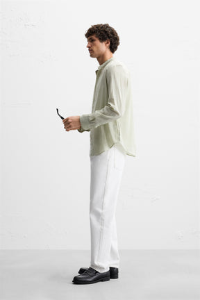 CREASED-EFFECT SHIRT - Image 4