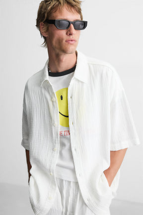 CREASED-EFFECT SHIRT - Image 5