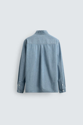 CHAMBRAY DENIM SHIRT AARON LEVINE X - Image 6