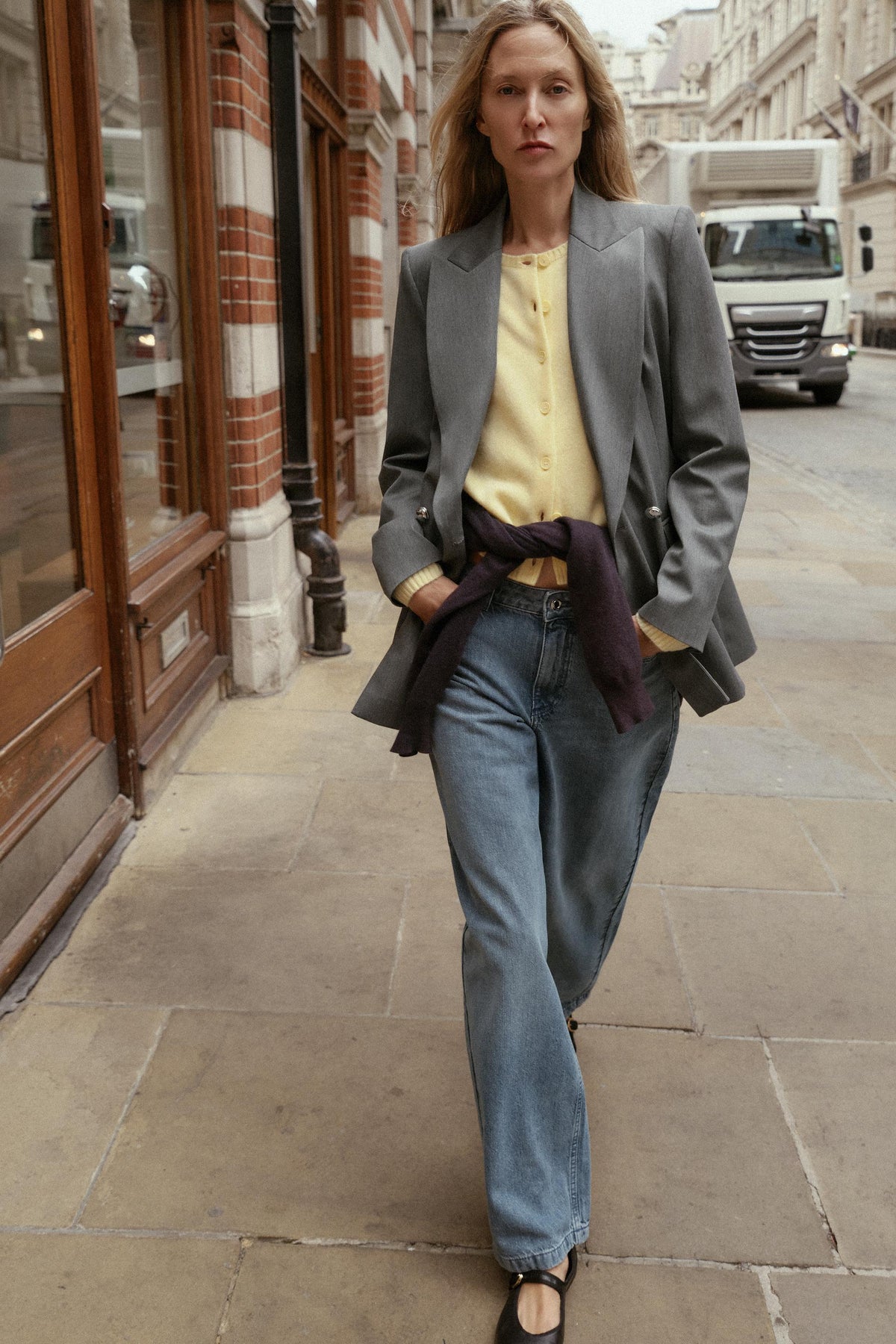 Jeans mit mittelhohem Bund