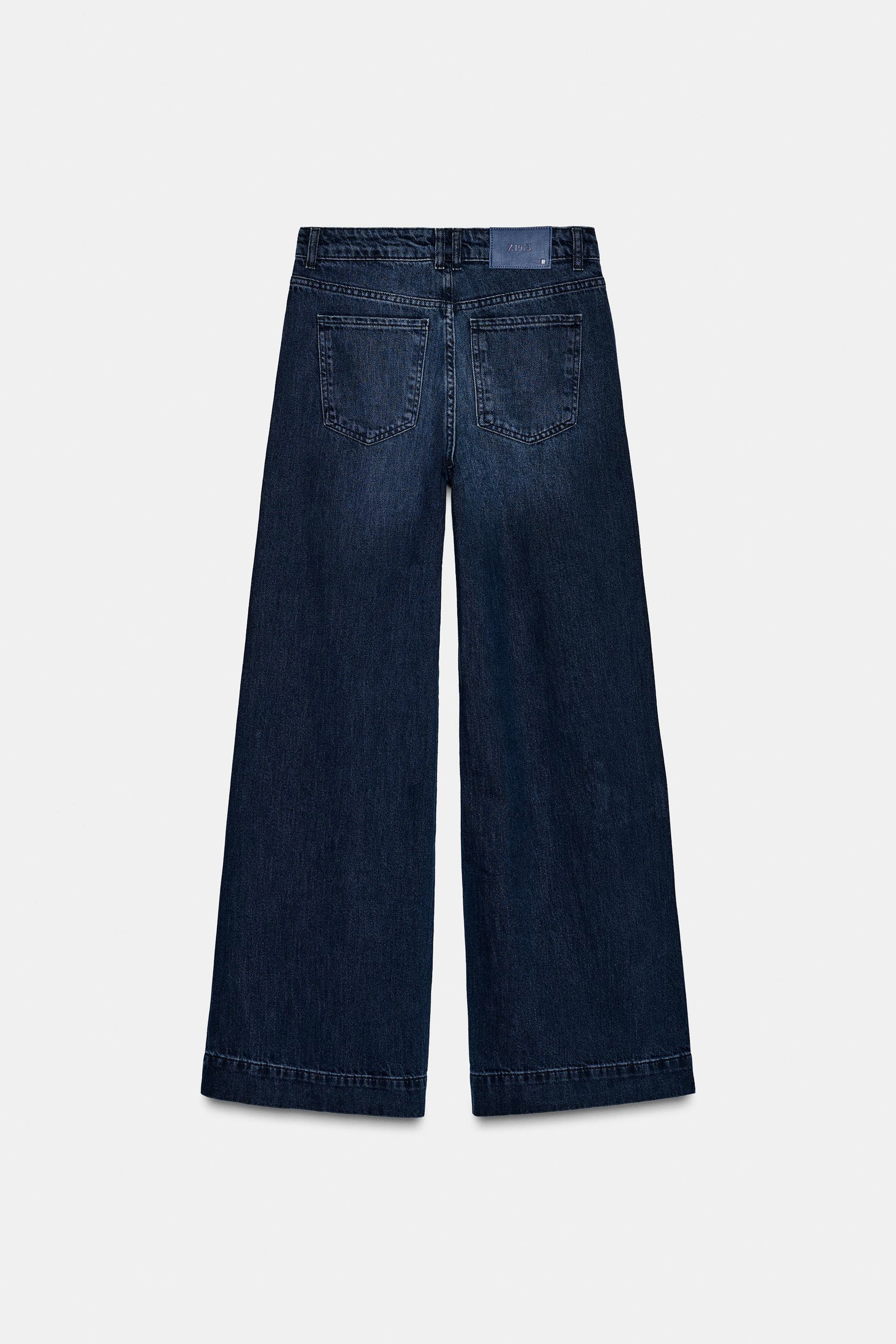 Weit geschnittene High-Waist-Jeans