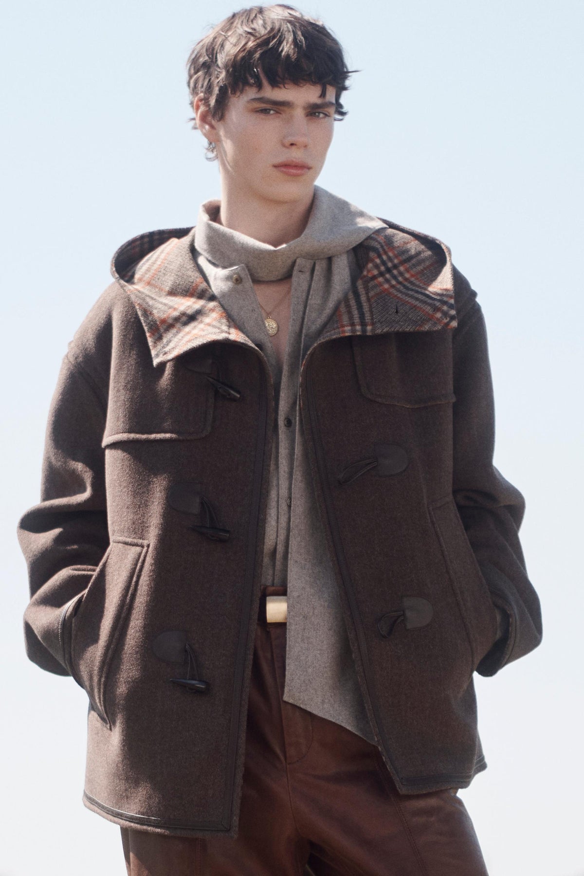 Wool Contrast Coat - Image 2