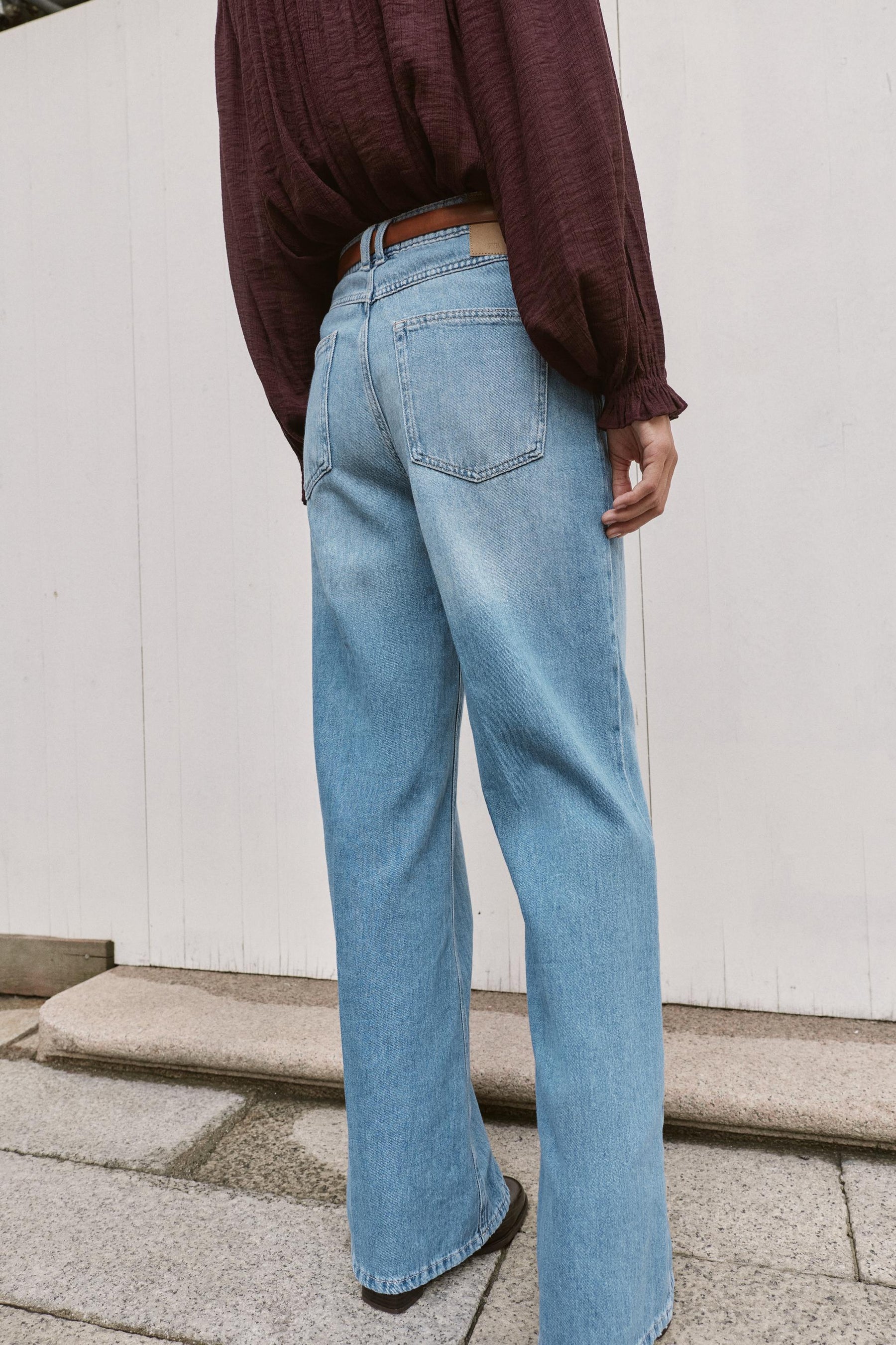 High-Waist Wide-Leg Jeans