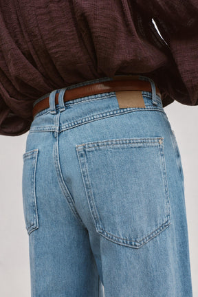 High-Waist Wide-Leg Jeans