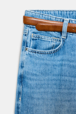 High-Waist Wide-Leg Jeans