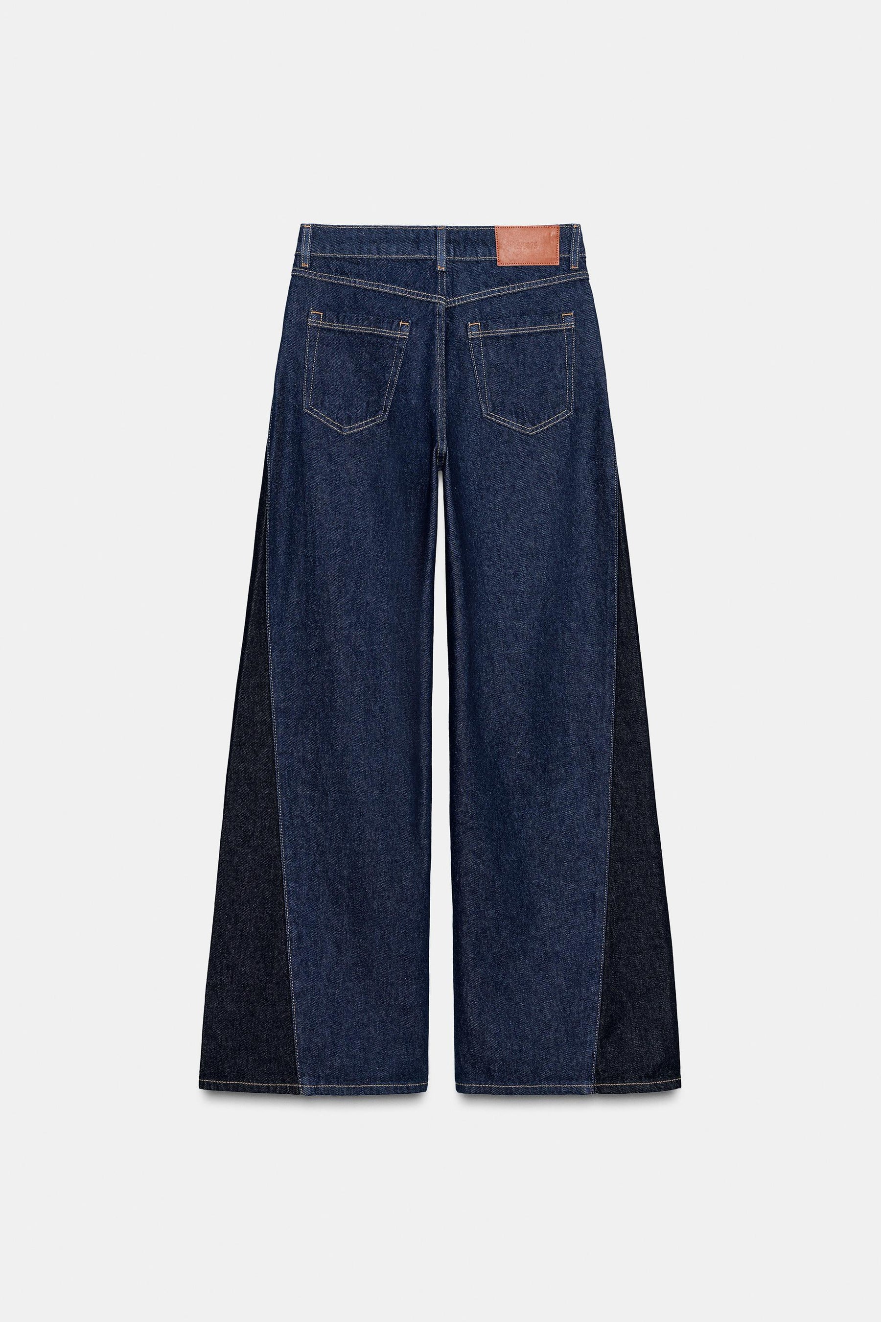 Weit geschnittene High-Waist-Jeans
