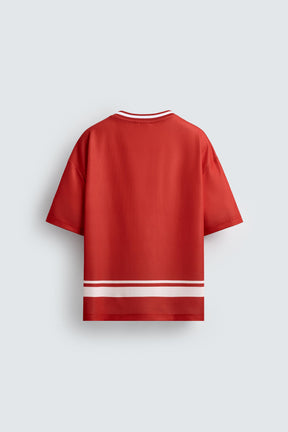RETRO FOOTBALL PRINT T-SHIRT - Image 8