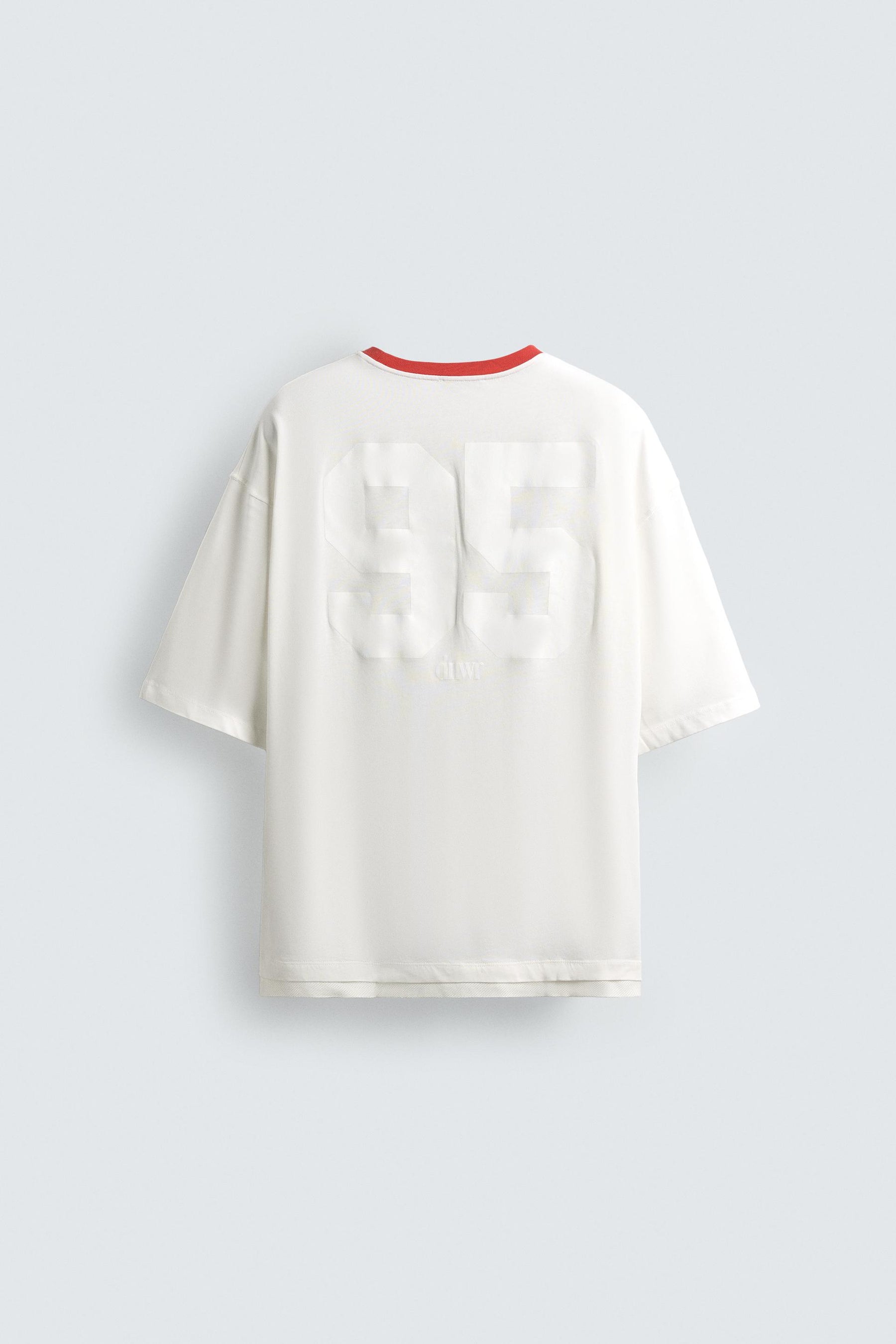 CONTRAST COLLAR T-SHIRT - Image 7