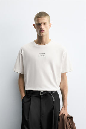 T-SHIRT WITH CONTRAST LABELS - Image 2