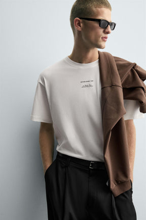 T-SHIRT WITH CONTRAST LABELS - Image 5