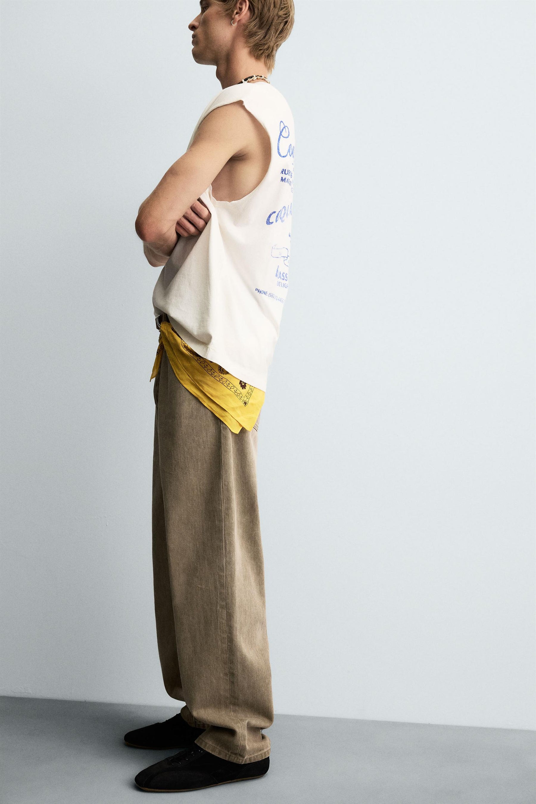 WASHED PRINT TANK TOP - Image 6