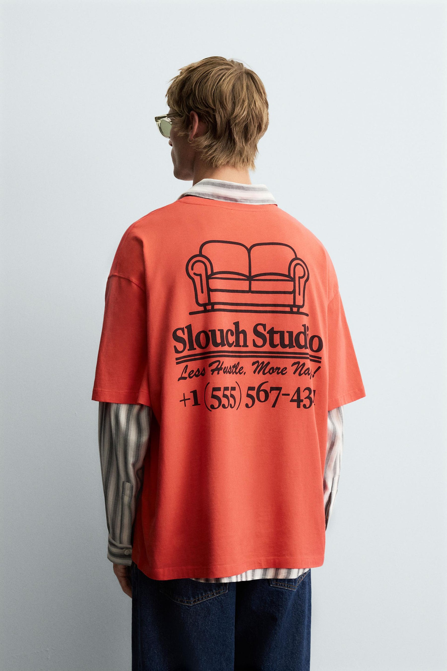 CONTRAST PRINT T-SHIRT - Image 3