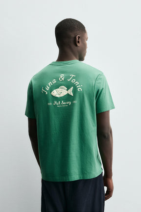 EMBROIDERED FISH T-SHIRT - Image 3